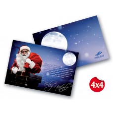Cartões de Natal 15x20cm Edição especial Papel Couchê 300g Laminação Fosca e Verniz UV Local FR/VR 15x20 cm 4x4 cores 2000 unidades
