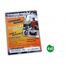 Flyer/Panfleto 10x15cm Papel Couchê 115g 4x0 cores 10000 unidades Flyer/Panfleto 10x15cm Papel Couchê 115g 4x0 cores 10000 unidades