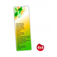 Marcador Página 5x15cm Papel Reciclato 240g 4x4 cores 1000 unidades