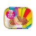 Cinta p/ Sorvete 2 Litros / Papel Duplex 240g / Plastificado 50x16,5cm - Aberta - 4x0 cores 2000 unidades p/ Pote de 2 Litros