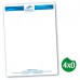 Papel Timbrado 21x29,7cm Sulfite 90g - 4x0 cores 2000 unidades